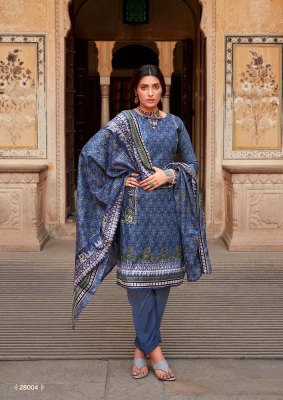 Ishal present Gulmohar vol 28 heavy lawn cotton unstitched dress material at wholesale price salwar kameez catalogs
