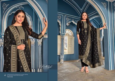 Ishana by Belliza pure viscose designer embroidered unstitched salwar suit catalogue at wholesale price salwar kameez catalogs