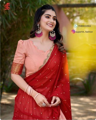 Ishanni Collection Cotton Silk Lehenga Choli with Thread Embroidery And Embellished Georgette Dupatta Wholesale lehenga choli