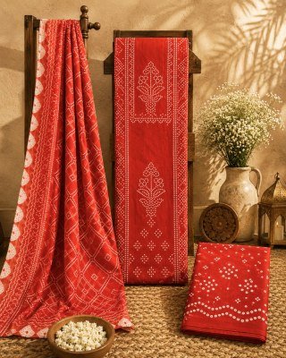 JS PRIYA BANDHANI Vol-44 Premium New Style Bandhej Print Dress Material dress material catalogs