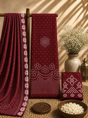 JS PRIYA BANDHANI Vol-44 Premium New Style Bandhej Print Dress Material dress material catalogs