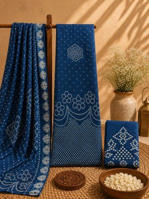 JS PRIYA BANDHANI Vol-44 Premium New Style Bandhej Print Dress Material dress material catalogs