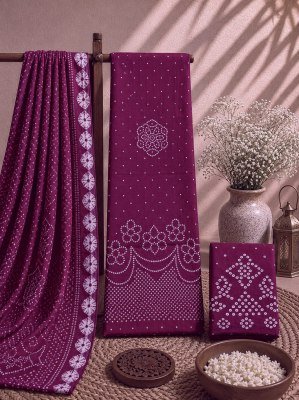 JS PRIYA BANDHANI Vol-44 Premium New Style Bandhej Print Dress Material dress material catalogs