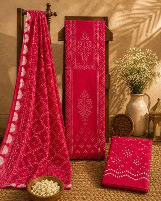 JS PRIYA BANDHANI Vol-44 Premium New Style Bandhej Print Dress Material dress material catalogs