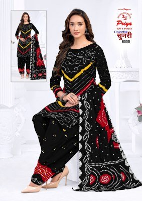 JS PRIYA COLOURFUL CHUNRI Vol-6 Premium Bandhej Print Dress Material dress material catalogs