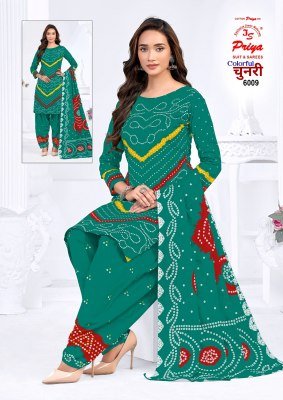 JS PRIYA COLOURFUL CHUNRI Vol-6 Premium Bandhej Print Dress Material dress material catalogs