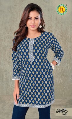 JT Selfie vol 2 fancy pure cotton printed western short top catalogue at low rate western wear catalogs