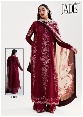 Jade Bin Saeed Vol 12 Readymade New Collection Karachi Kurti Pant And Dupatta Wholesale  kurtis catalogs