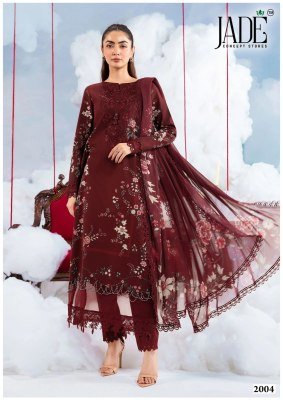 Jade Bin Saeed Vol 20 Karachi Pure Cotton Readymade Kurti Pant with Dupatta kurti pant with dupatta Catalogs