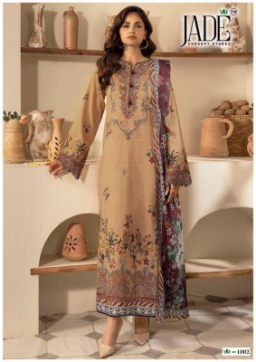 Jade Crimson Exclusive Heavy Lawn Collection Vol 10 Pure Heavy Lawn Top And Bottom with Pure Cotton Dupatta Wholesale kurtis catalogs