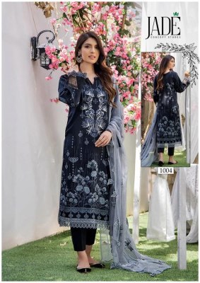 Jade by Chevron present pure heavy lawn cotton with embroidred unstitched suit material at low rate salwar kameez catalogs