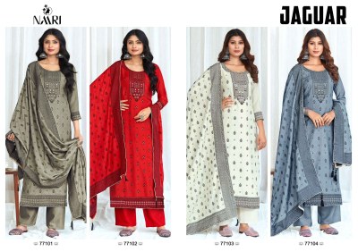Jaguar by Naari exclusive designer unstitched salwar suit catalogue at low rate salwar kameez catalogs
