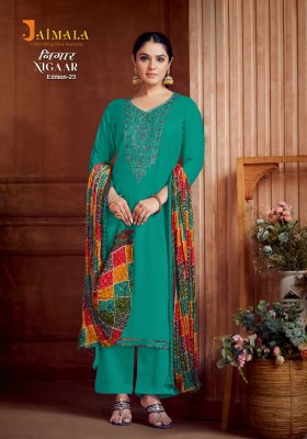 Jaimala from alok suit by nigaar 23 Pure Reyon Slub with Embroidery and Swarovski Diamond dress material catalogue salwar kameez catalogs