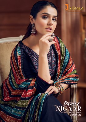 Jaimala from alok suit by nigaar 23 Pure Reyon Slub with Embroidery and Swarovski Diamond dress material catalogue salwar kameez catalogs