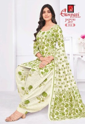 Jaipuri Special Patiyala vol 15 by Ganpati Heavy Cotton printed dress material in low rate salwar kameez catalogs