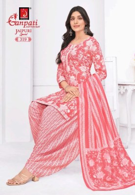 Jaipuri Special Patiyala vol 15 by Ganpati Heavy Cotton printed dress material in low rate salwar kameez catalogs