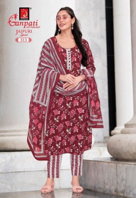 Jaipuri Special Vol 15 by Ganpati Heavy Cotton Printed dress material collection with low rate salwar kameez catalogs