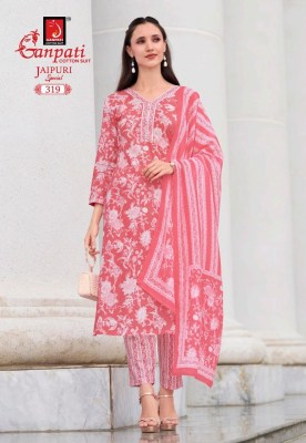 Jaipuri Special Vol 15 by Ganpati Heavy Cotton Printed dress material collection with low rate salwar kameez catalogs