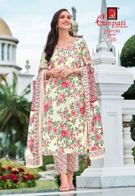 Jaipuri Special Vol 15 by Ganpati Heavy Cotton Printed dress material collection with low rate salwar kameez catalogs