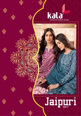 Jaipuri vol 7 by Tarika Creation Exclusive Designer unstitched suit catalogue at affordable rate Amavi
