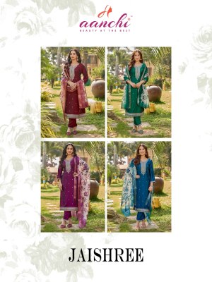 Jaishree by Aanchi Rangeela silk Fancy readymade suit with affordable rate readymade suit catalogs