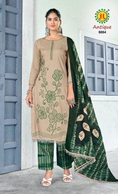 Jamatmal Tilokchand Antique 5 Unstitched Dress Material set  crafted from rayon fabric with sequence embroidery work  lace  printed bottom  and matchi dress material catalogs