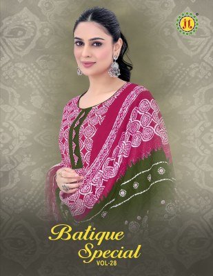 Jamatmal Tilokchand Batique Collection 28 Unstitched Cotton Dress Material with Dupatta Wholesale dress material catalogs