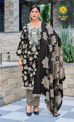 Jamatmal Tilokchand Bulbul 4 Designer Unstitched Rayon Fabric Suit Set Top, Bottom And Dupatta Wholesale dress material catalogs