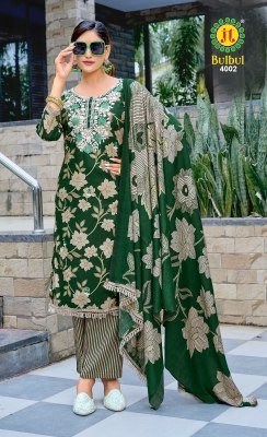 Jamatmal Tilokchand Bulbul 4 Designer Unstitched Rayon Fabric Suit Set Top, Bottom And Dupatta Wholesale dress material catalogs