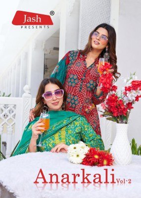 Jash Anarkali Vol-2 Anarkali Style Kurti Pant with Dupatta wholesale catalogs