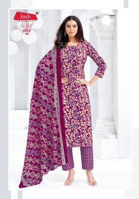 Jash Kajal Vol 1 Pure Cotton Printed Kurti Pant with Dupatta Ethnic Wear Catalog Wholesale kurti pant with dupatta Catalogs