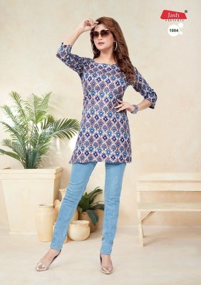 Jash present  Cotton Short readymade printed Tops at wholesale price western wear catalogs