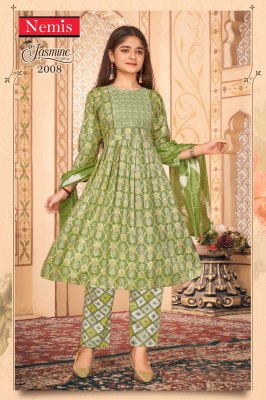 Jasmine vol 2 by Nemis Girls anarkali suit collection at amavi Expo readymade suit catalogs