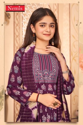 Jasmine vol 2 by Nemis Girls anarkali suit collection at amavi Expo readymade suit catalogs