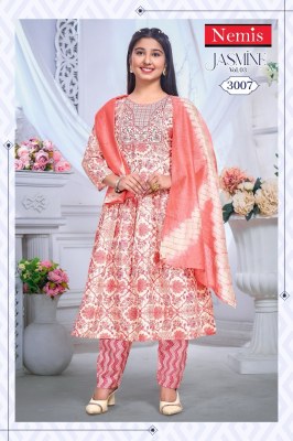 Jasmine vol 3 by Nemis Capsule Foil Printed Readymade suit catalogue at low price readymade suit catalogs