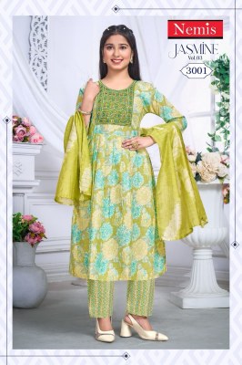 Jasmine vol 3 by Nemis Capsule Foil Printed Readymade suit catalogue at low price readymade suit catalogs