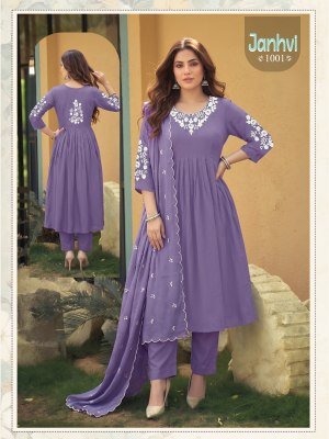 Jhanvi Heavy Mul Chanderi Kurti pant with Dupatta Set kurti pant with dupatta Catalogs