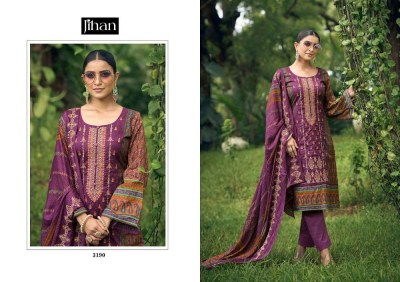 Jihan Bin Saeed Lawn Collection Vol 7 Pure Lawn Cotton Embroidered Pakistani suits catalogue wholesale rate  pakistani suit catalogs