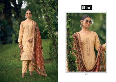 Jihan Bin Saeed Lawn Collection Vol 7 Pure Lawn Cotton Embroidered Pakistani suits catalogue wholesale rate  pakistani suit catalogs