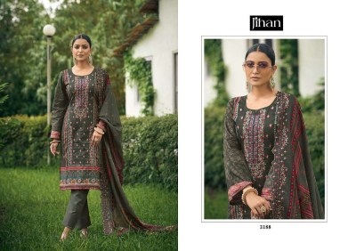 Jihan Bin Saeed Lawn Collection Vol 7 Pure Lawn Cotton Embroidered Pakistani suits catalogue wholesale rate  pakistani suit catalogs