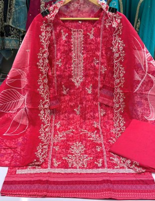 Jihan vol 14 by Bin Saeed Pure Lawn Cotton kurti pant and dupatta catalogue at affordable rate readymade suit catalogs