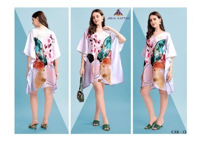 Jisha Kaftan Cotton Feel Vol 2 Afghani Kurti Digitally Printed Elegance Wholesale kurtis catalogs