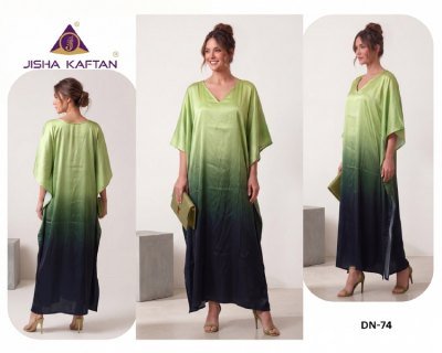 Jisha Kaftan Satin Breeze Vol-10 Digital Printed Japan Satin Kaftan Collection kurtis catalogs