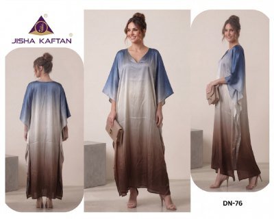 Jisha Kaftan Satin Breeze Vol-10 Digital Printed Japan Satin Kaftan Collection kurtis catalogs