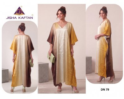 Jisha Kaftan Satin Breeze Vol-10 Digital Printed Japan Satin Kaftan Collection kurtis catalogs