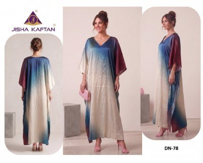 Jisha Kaftan Satin Breeze Vol-10 Digital Printed Japan Satin Kaftan Collection kurtis catalogs