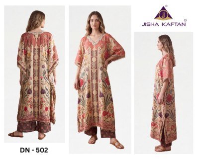 Jisha Kaftan Volume 1 Kaftan Co-Ord Set with Necklace co ord set catalogs