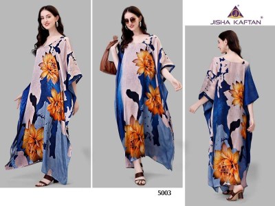Jisha kaftan by Jelite Natural Satin Kaftans affordable price kaftan catalogue wholesaler  kurtis catalogs