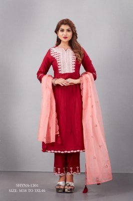 Jivora launch Shyna presenting heavy viscose blend silk designer readymade suit catalogue at wholesale price readymade suit catalogs