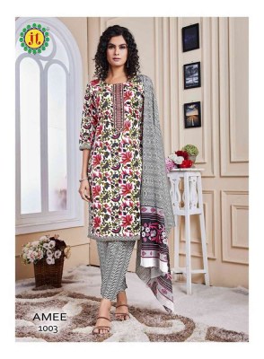 Jt amee pure lawn cotton printed Kurti pants with dupatta set catalogue wholesaler in India  kurtis catalogs